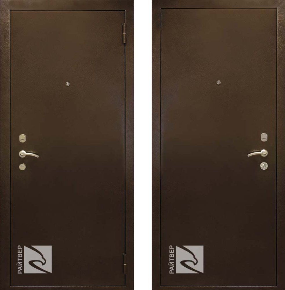 Входная дверь К-9 - Медный антик - правая