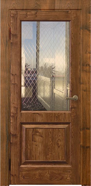 Дверь экошпон Сибирь 42002 ПДО орех натуральный