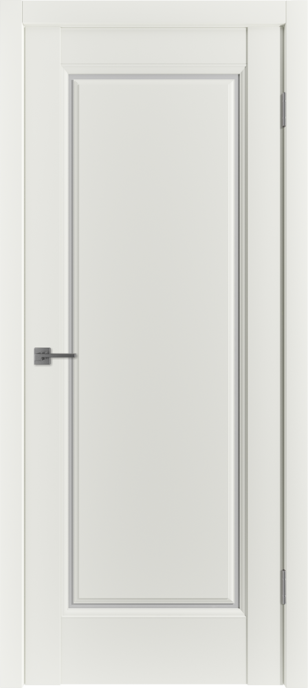 Дверь эмалекс E1 Fly mid white стекло White Cloud