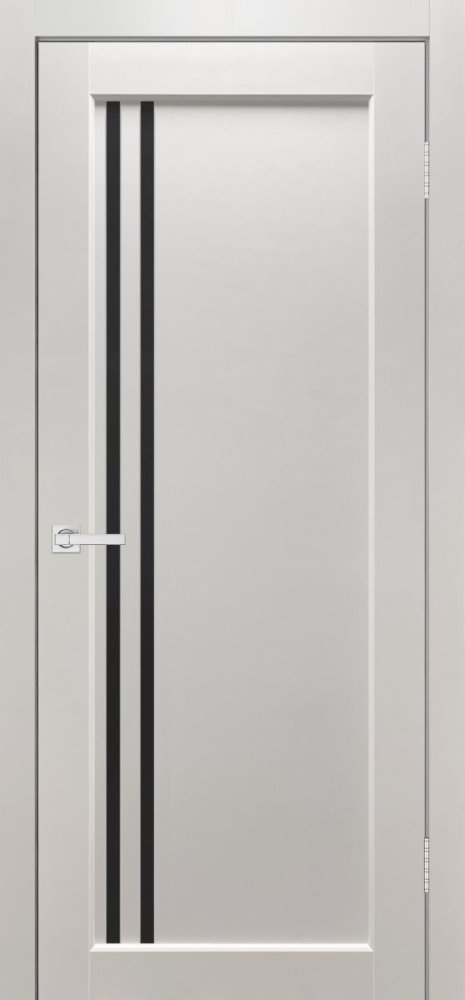 Дверь Евро 11 белый эмалит