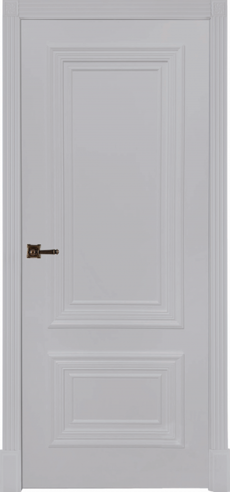 Дверь глухая Вена 1/2 ПДГ светло-серая эмаль Ral 7047