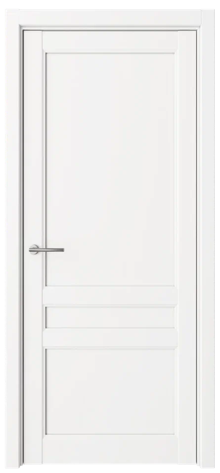 Дверь эмалит Олимпия ПГ винил белый