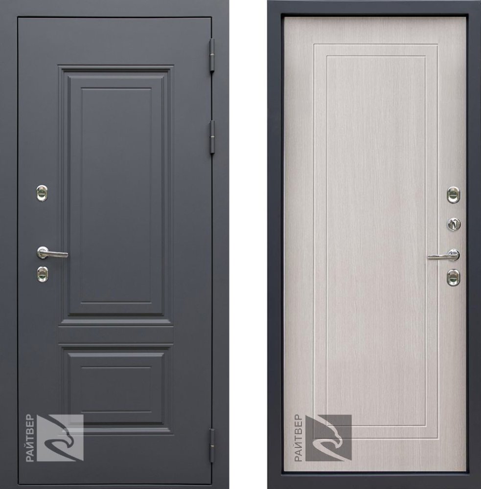 Входная дверь Консул 9005 Термо - Сандал белый - правая