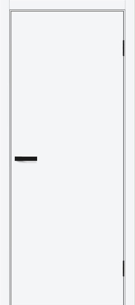 Дверь эмалит Браво-0.П ПЭТ White Silk