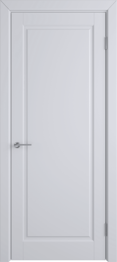 Дверь глухая Glanta светло-серая эмаль