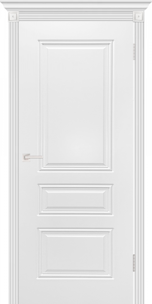 Дверь глухая Честер ПГ белая эмаль