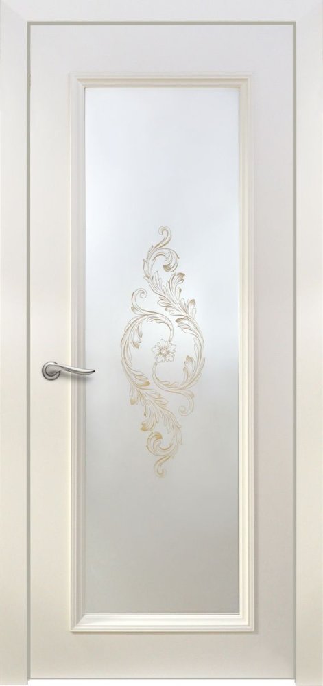 Дверь экошпон Perfect 175 ПО с матовым стеклом