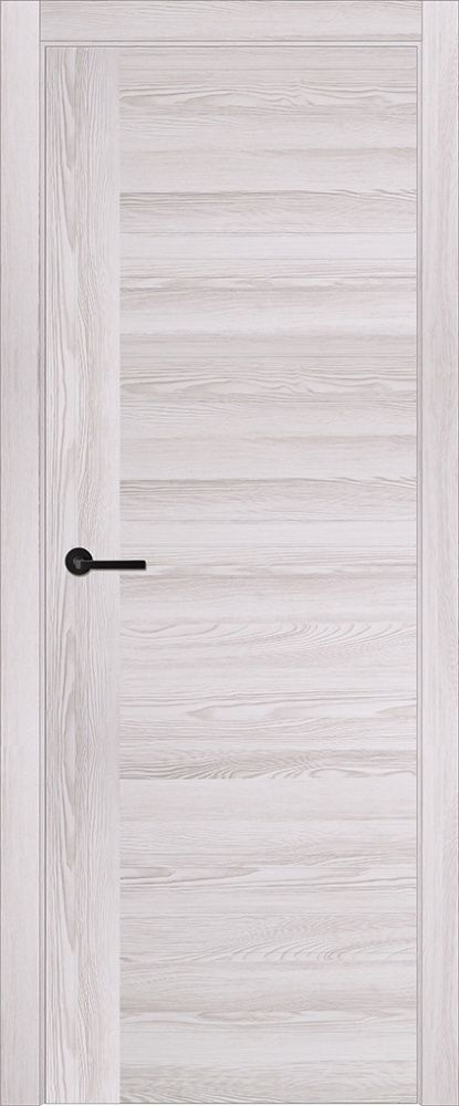 Дверь экошпон Титан ПГ ясень пепельный