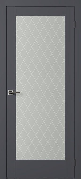 Дверь эмалит Нова 2 ПО антрацит