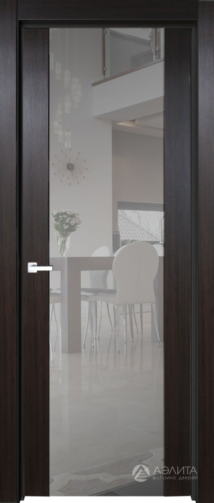 Дверь экошпон 1К белый триплекс