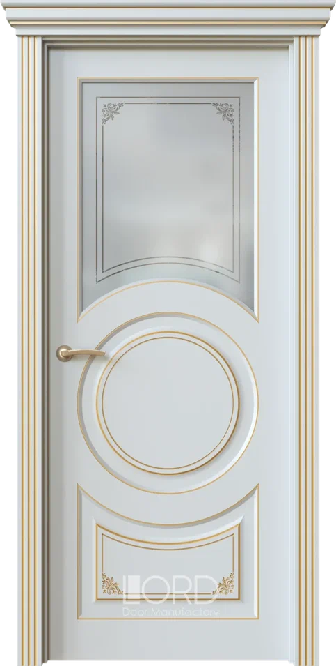 Дверь экошпон Dolce 1.4 ПО стекло с гравировкой