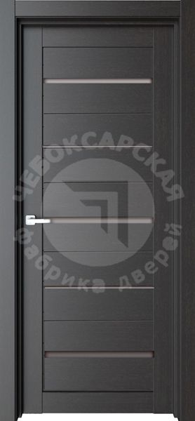 Дверь экошпон 51К с матовым стеклом