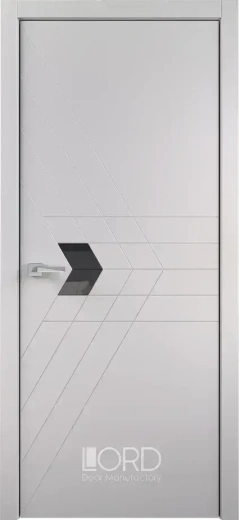 Дверь экошпон Figura 10 Intarsio лакобель черный