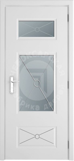 Дверь экошпон Эмма 150 ПО с матовым стеклом