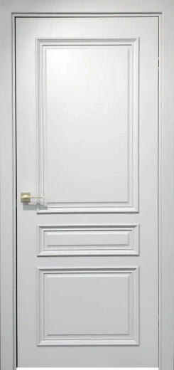 Дверь глухая Женева 3 ПДГ белая эмаль