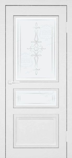 Дверь экошпон Эмма 60 ПО с бронзовым стеклом