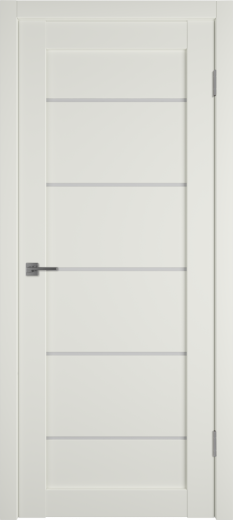 Дверь эмалекс E27 ДО mid white стекло White Cloud
