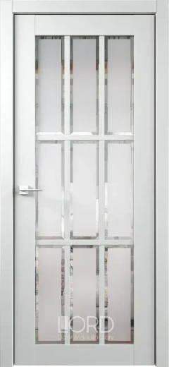 Дверь экошпон Элегант 4 ПО прозрачное стекло