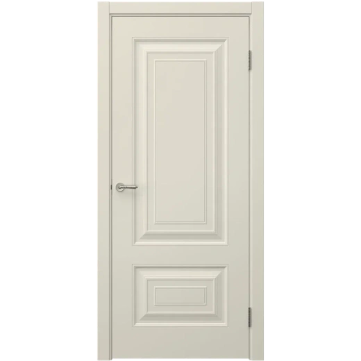 Дверь глухая Сван 6 бежевая эмаль
