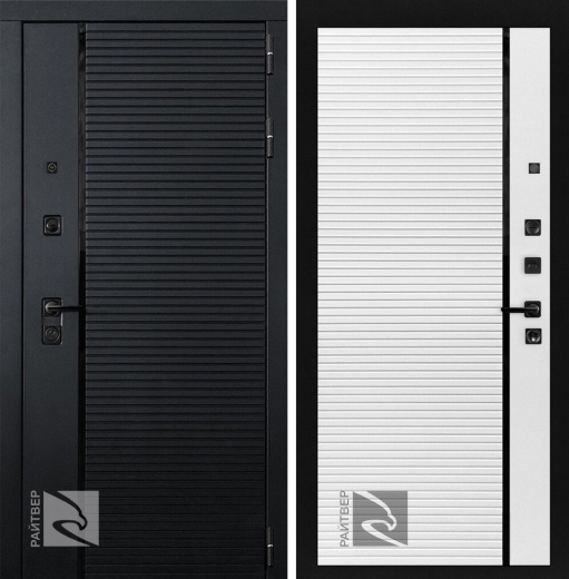 Входная дверь Piano - Белый Софт - правая