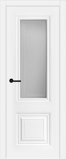 Дверь остекленная С-2 ПО Сноу эмаль