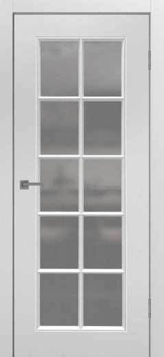 Дверь со стеклом Юлия ПО белая эмаль