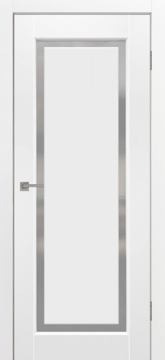 Дверь со стеклом Лайт 1 М белый эмалит