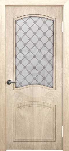 Дверь экошпон Эмма 110 ПО с матовым стеклом