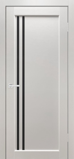 Дверь Евро 11 белый эмалит
