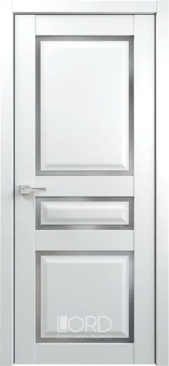 Дверь экошпон Molle 2 стекло сатинат белый