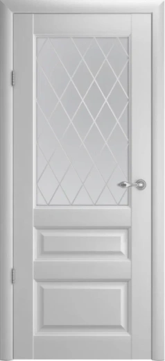 Дверь эмалит Эрмитаж-2 ПО винил платина