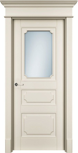 Дверь со стеклом Риан-3 ПО RAL 9001