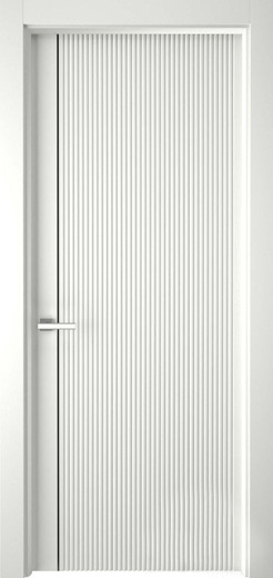 Дверь глухая Лайн 1 белая эмаль