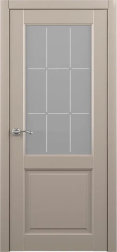 Дверь эмалит Эрмитаж-4 ПО винил серый