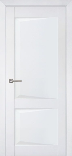 Дверь экошпон Perfecto 102 ПДГ белый бархат