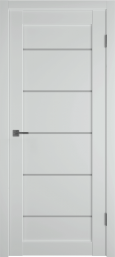 Дверь эмалекс E27 ДО steel стекло White Cloud