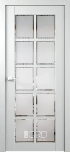 Дверь экошпон Элегант 3 ПО прозрачное стекло