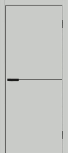 Дверь эмалит Браво-0.21 П ПЭТ Grey Silk