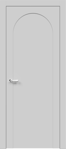 Дверь глухая Венеция серая эмаль