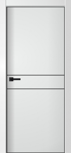 Дверь экошпон Line-2 белый