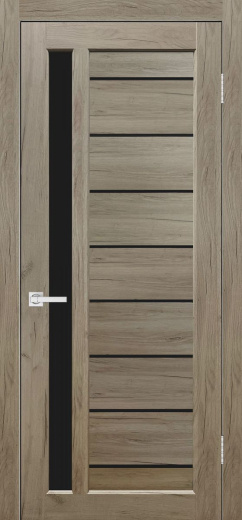 Дверь экошпон Евро 45 дуб крафт серый