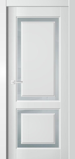 Дверь экошпон Sky ПО Белый бархат