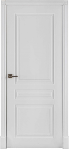 Дверь глухая Турин ПДГ белая эмаль