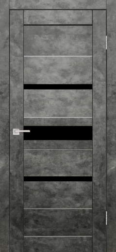 Дверь экошпон Джаз Бетон графит