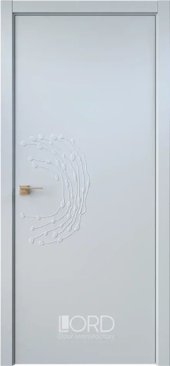 Дверь экошпон Rilievo 5 ПГ глухая