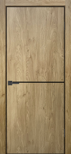 Дверь экошпон Эковуд 1 дуб светлый