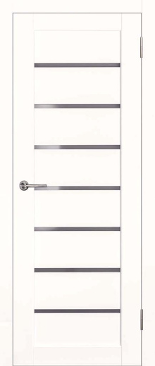 Дверь экошпон Линия ПО белый эмалит