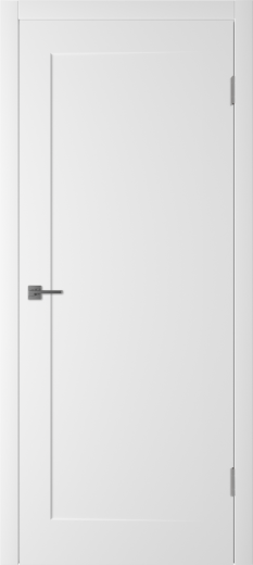 Дверь глухая Эклипс белая эмаль