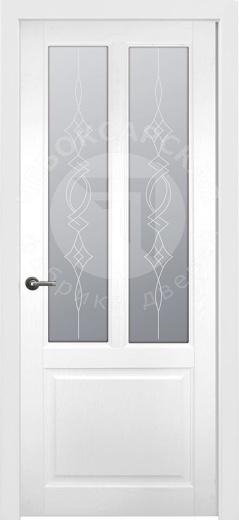 Дверь экошпон Сицилия ПО с матовым стеклом