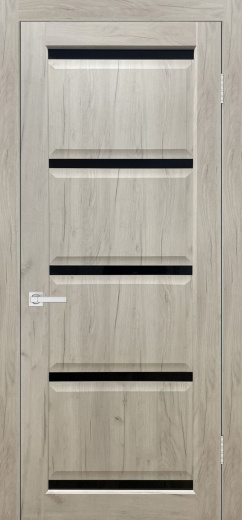 Дверь экошпон Евро 20 дуб крафт белый